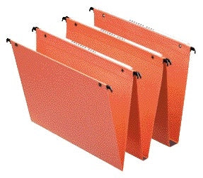 Esselte - Dossier suspendu Orgarex dual vertical 345x245x30mm orange