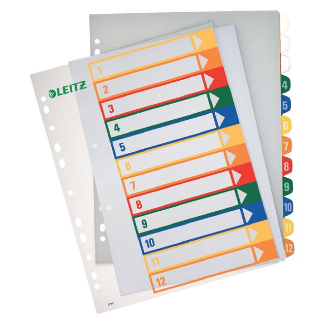 Leitz - PC printbare Project Indexen 12 tabs