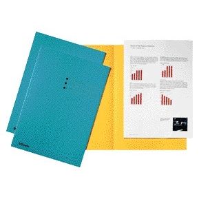 Esselte - Carpeta plegable A4 manila 180gr azul