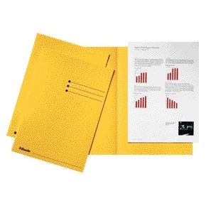 Esselte - Cartella pieghevole A4 manila 180gr giallo