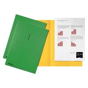 Esselte - Cartella pieghevole A4 manila 180gr verde