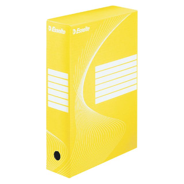 Esselte - Archive Box Esselte BoxyColor 80mm 352x250mm jaune | 25 pièces