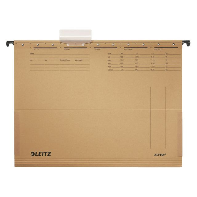 Leitz - Hangmap Leitz Alpha A4 mit Balg 348x260mm NBR | Außenschachtel ein 25 -Stück