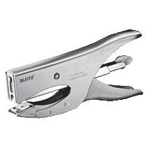 Leitz - Pinza grapadora de carga trasera modelo P3 40 hojas plata | 5 piezas
