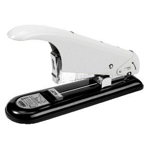 Rapid - Grapadora Retro HD9 resistente 110 hojas blanco/negro
