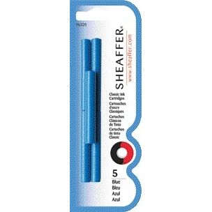 Sheaffer - Cartucho de tinta skrip classic azul | 6 piezas