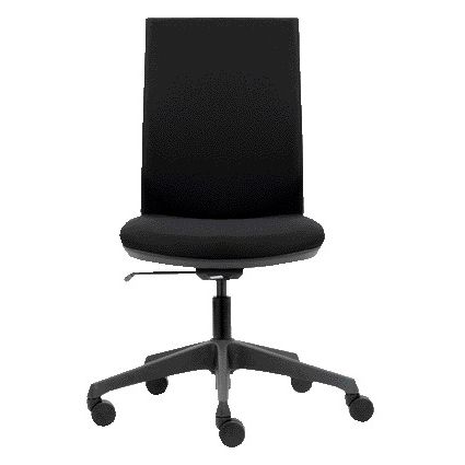 Euroseats - Office chair seats Canillo upholstered back black