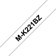 Brother -  Labele  ptouch mk221bz 9mm wit | 20 stuks