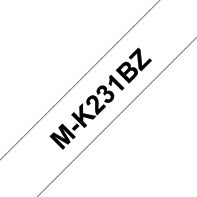 Brother - Labele P-touch M-K231 unlaminated 12mm black on white