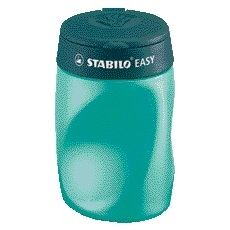 Stabilo -  EASYener, ergonomische 3 in 1 puntenslijper, rechtshandig, petrol, per stuk