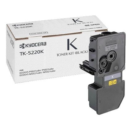 Kyocera -   TK-5220K tonercartridge 1 stuk(s) Origineel Zwart