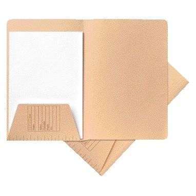 Jalema -  Dossiermap djois a4 1 klep 250gr chamois
