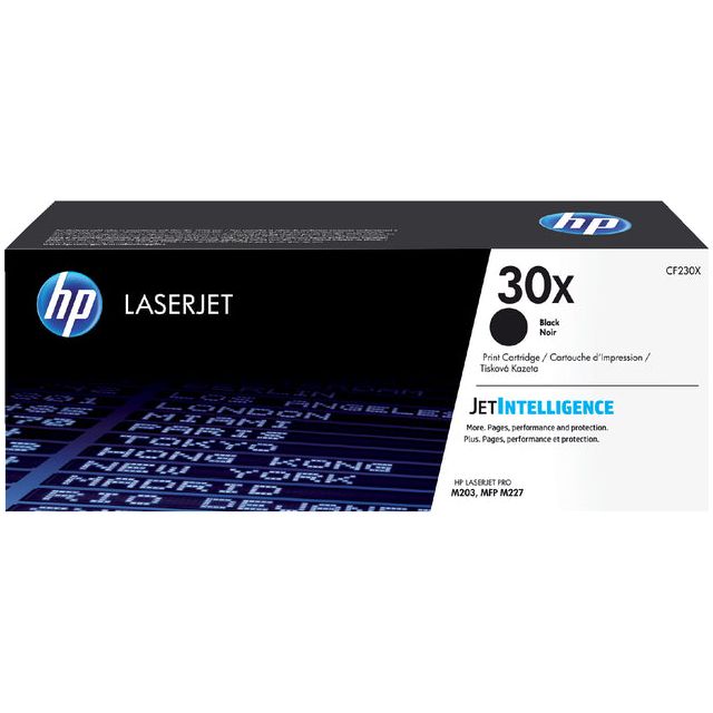 HP - toner 30X, 3 500 pagina's, OEM CF230X, zwart