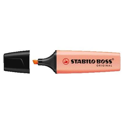 Stabilo - Surligneur BOSS Original 70/126 pêche pastel | 10 pièces