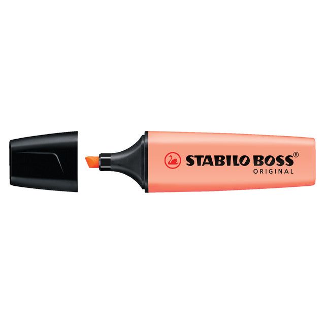 Stabilo - Marker Marker Boss 70/126 Pastel Persik | Boîte extérieure une pièce de 10