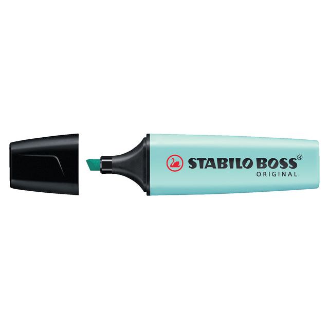 Stabilo - Marking Marker Boss 70/113 Pastel Turquoise | Boîte extérieure une pièce de 10