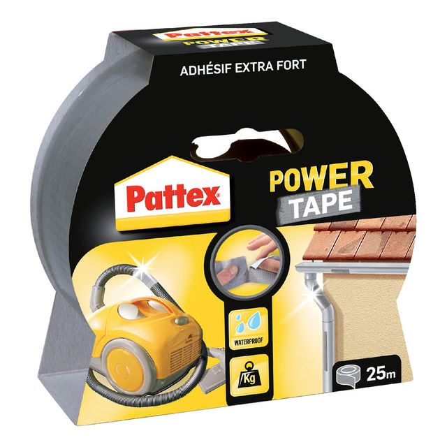 Pattex - plakband Power e lengte: 25 m, grijs