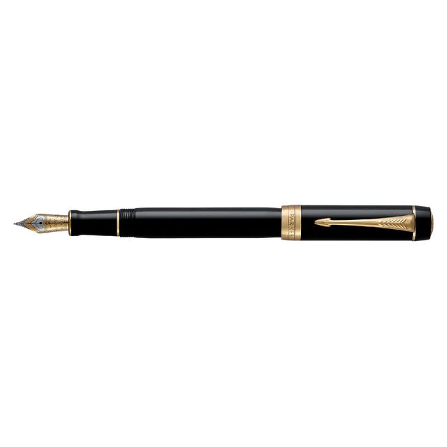 Parker - Vulpen Duofold Classic black 18k GT medium