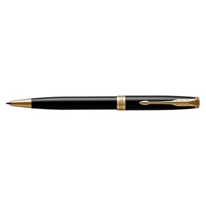 Parker - Sonnet black lacquer GT medium ballpoint pen