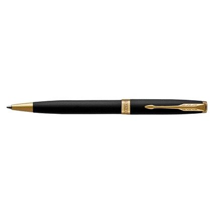 Parker - Sonnet matte black lacquer GT medium ballpoint pen