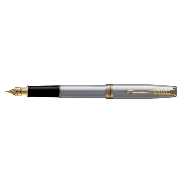 Parker - Fountain Pen Parker Sonnet GT F en acier inoxydable | 1 pièce