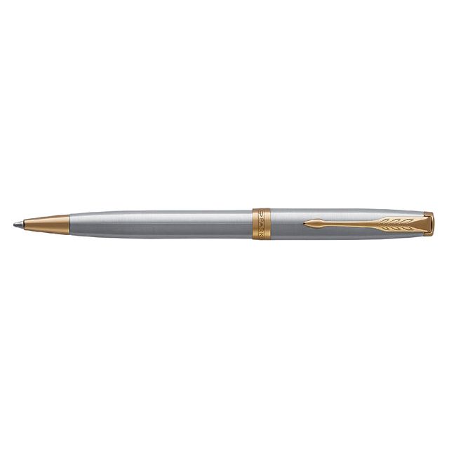 Parker - Balpen Sonnet stainless steel GT medium