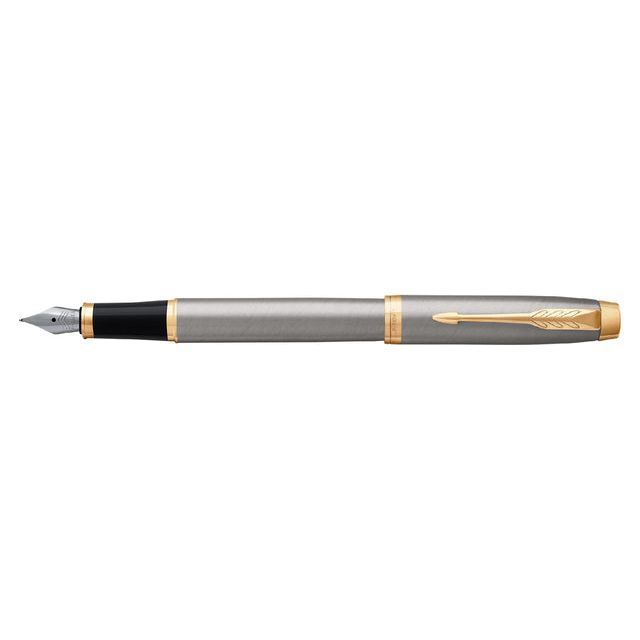 Parker - Fountain Pen Parker IM GT M Brossed Metal | 1 pièce