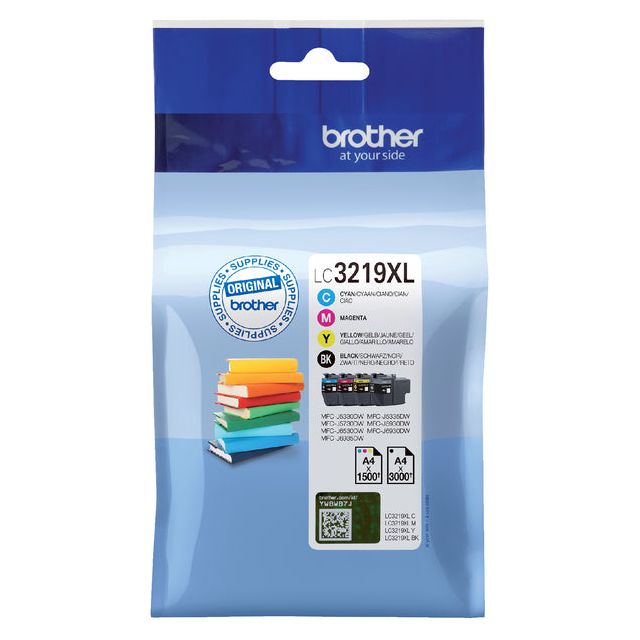 Brother - Inktcartridge, 1.5003.000 pagina's, OEM LC-3219XLVAL, 4 kleuren