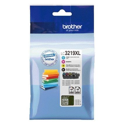 Brother -  LC3219XLVAL tonercartridge 4 stuk(s) Origineel Zwart, Cyaan, Magenta, Geel