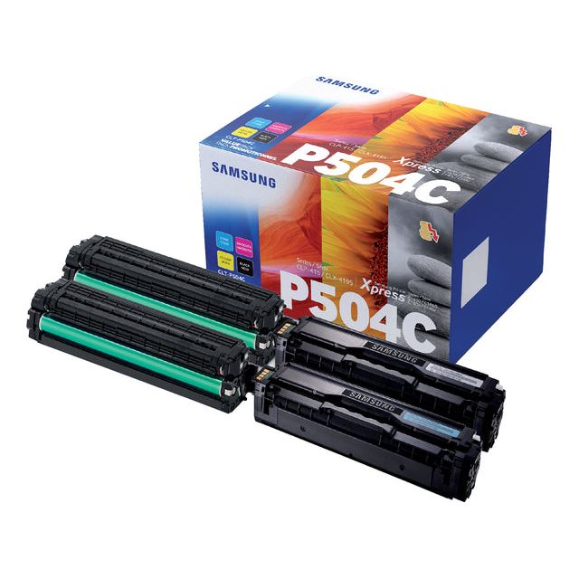 Samsung - Tonercartridge sam/hp clt-p504c zwart + kleur