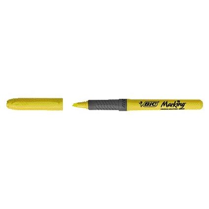 Bic - Evidenziatore brite liner grip giallo
