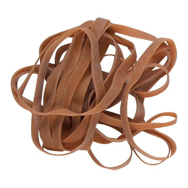 Bandle de caoutchouc standard - Standard élastique 64 90x5mm 100gr 85st Brown | Boîte de 100 grammes