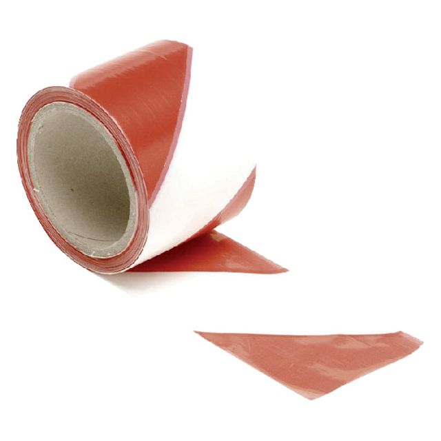 Izzy - ruban de signalisation Izzy 100m rouge / blanc | Roulez un 1 morceau | 100 pieces