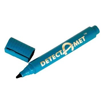Detectamet - Lavagna di rilevamento con pennarello rotonda blu