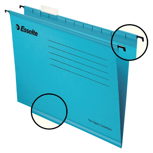 Penaflex - Hangmap Esselte Classic A4 V -Soil 345x240mm BL | Boîte extérieure une pièce de 25