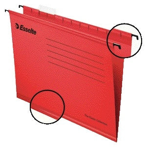 Esselte - Hanging folder Classic folio V-bottom 382x240mm red | 25 pieces