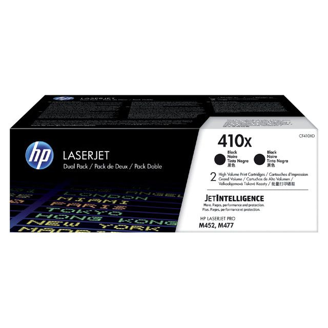 HP - Tonercartridge CF410XD 410X zwart 2x HC