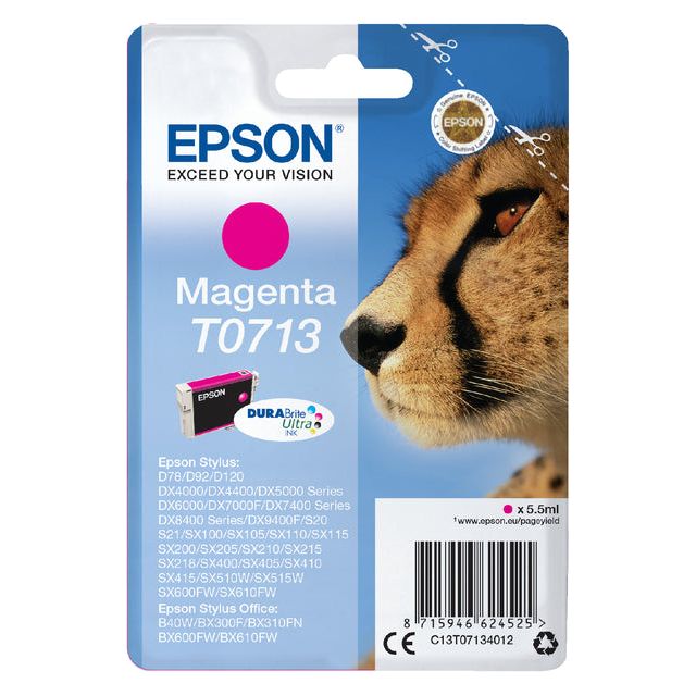 Epson - Inkcartridge Epson T0713 Red | Blasen Sie ein 1 Stück