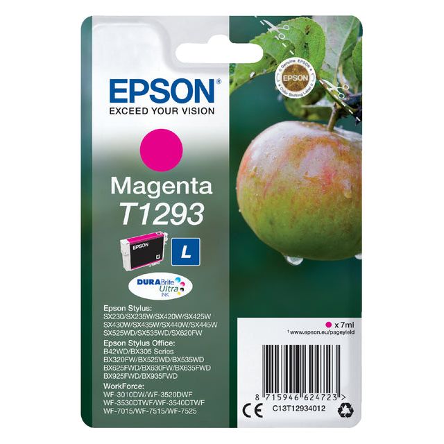 Epson - Inkcartridge Epson T1293 Red | Blister un 1 morceau