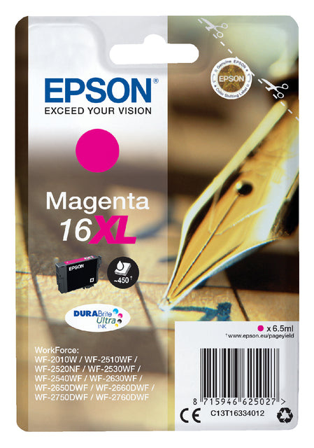 Epson - Inkcartridge Epson 16xl T1633 Red | Blasen Sie ein 1 Stück