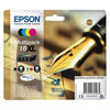 Epson - Tintenpatrone 16XL T1636 Schwarz + 3 Farben | 8 Stück