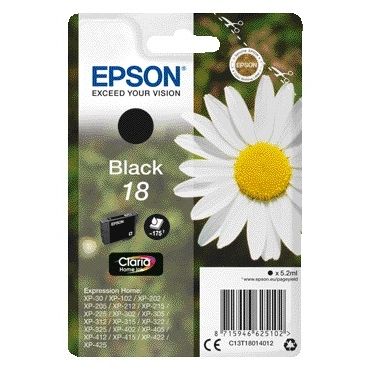 Epson - Cartuccia d'inchiostro 18 T1801 nero | 10 pezzi