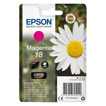 Epson - Cartuccia d'inchiostro 18 T1803 rosso