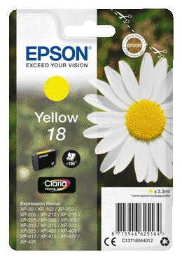 Epson - Cartuccia d'inchiostro 18 T1804 giallo