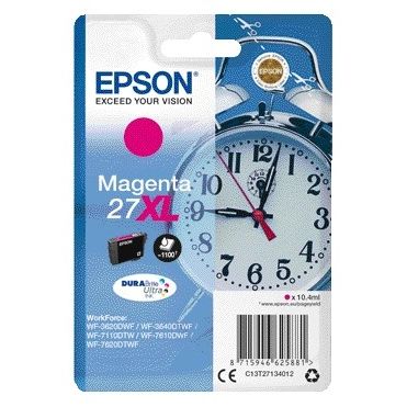 Epson -  Alarm clock Singlepack Magenta 27XL DURABrite Ultra Ink