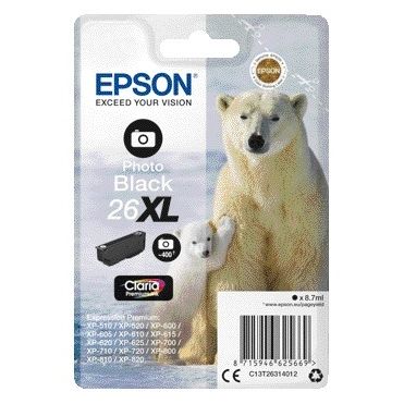 Epson - Ink cartridge 26XL T2631 photo black