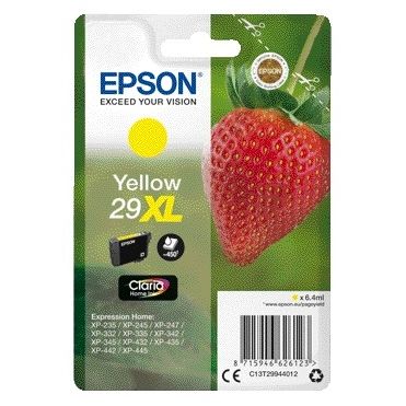 Epson -  Strawberry Singlepack Yellow 29XL Claria Home Ink