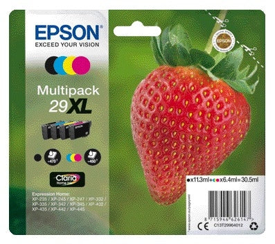 Epson -  Strawberry Multipack 4-colours 29XL Claria Home Ink | 8 stuks