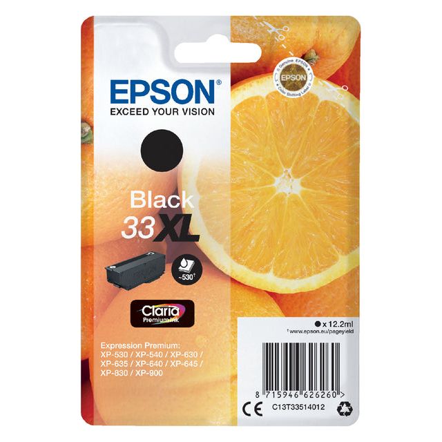 EPSON - Inkcartridge Epson 33xl T3351 Black | 6 pièces