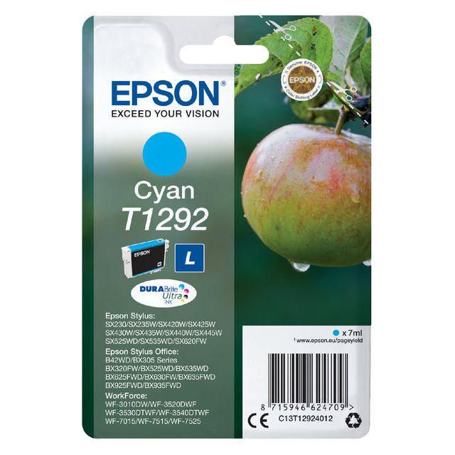 Epson - Inkcartridge Epson T1292 Blue | Blister un 1 morceau